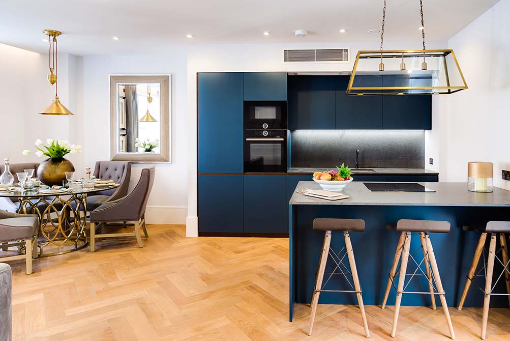 home-lighting-electrical-installation-w Home kitchen lighting installation by certified electrician